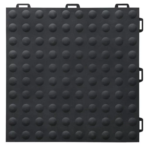 black staylock bump top plastic floor tiles