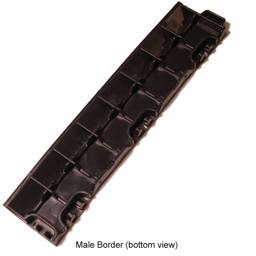 StayLock Border Black male border bottom.