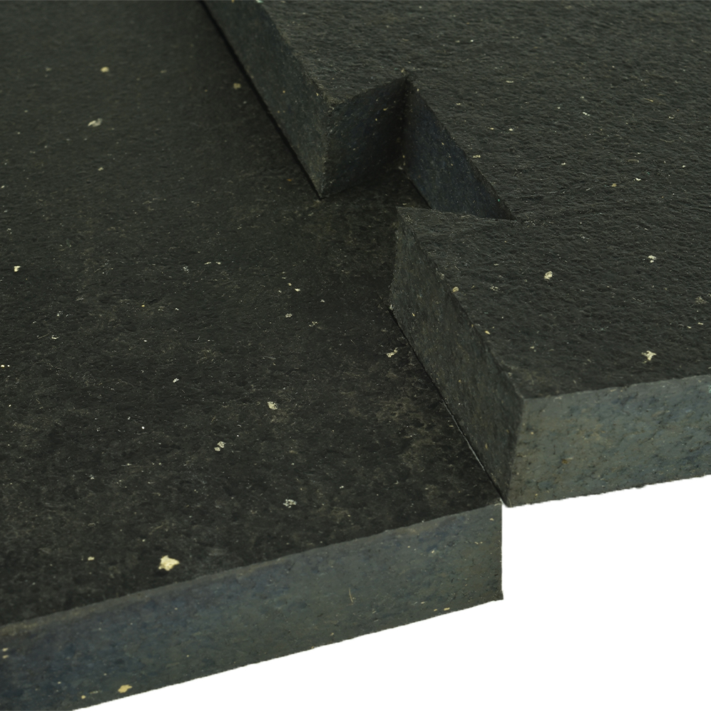 Rubber Mat Classic Interlocking Mat 3/4 Inch x 4x6 Ft. two mats together