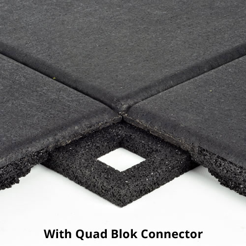 UltraTile Rubber Weight Floor Black