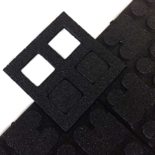 Quad Blok Connector for 1 inch Tiles 4.5x4.5 inch Back 