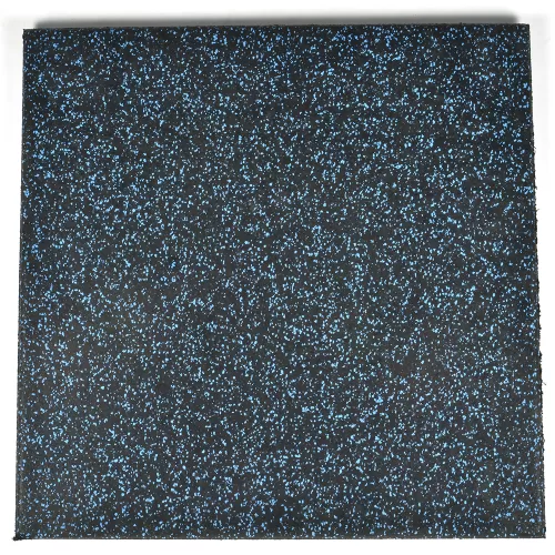Shock Absorbing Mats - UltraTile Rubber Weight Floor Tiles full blue tile
