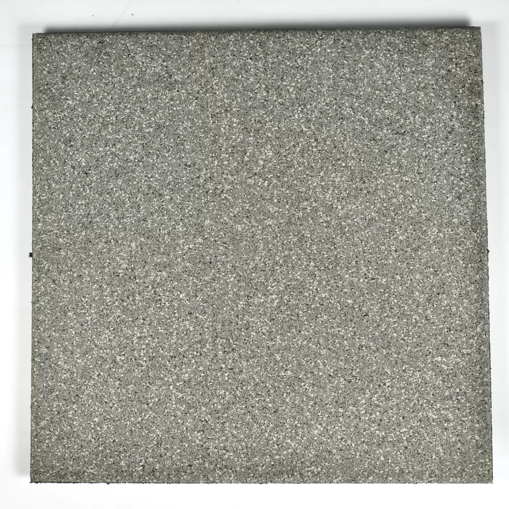 gray rubber square tile