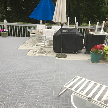 outdoor deck tiles over wood