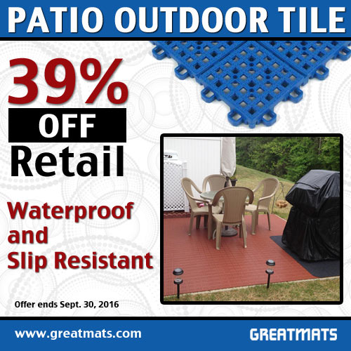 Patio Outdoor Tile sale.