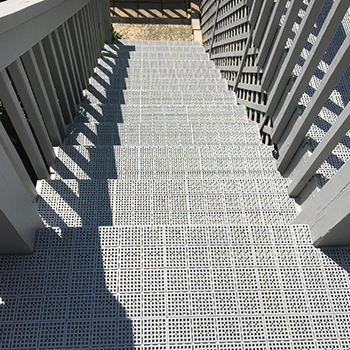 perforated outdoor stair treads