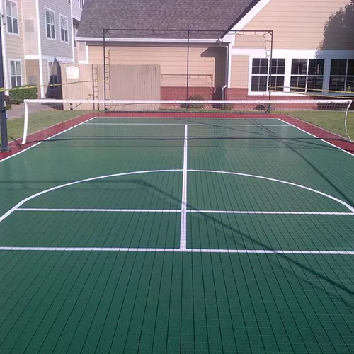 HomeCourt Sport Tile red and green tennis