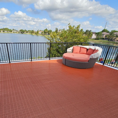 Plastic Rooftop Deck Flooring