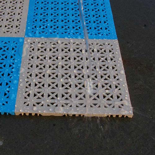 PVC interlocking tile for rooftop installations no adhesive