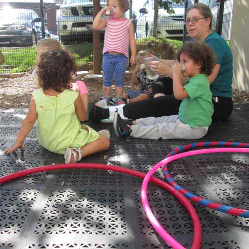 flexible pavers over dirt