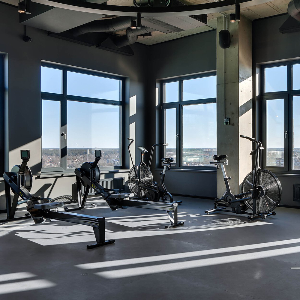 PaviGym Endurance Stone Grey Gym Flooring Tiles