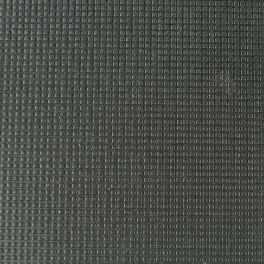 Jet Black close up of PaviGym Endurance Fitness Gym Flooring Tile 7 mm x 39.37x39.37 Inches