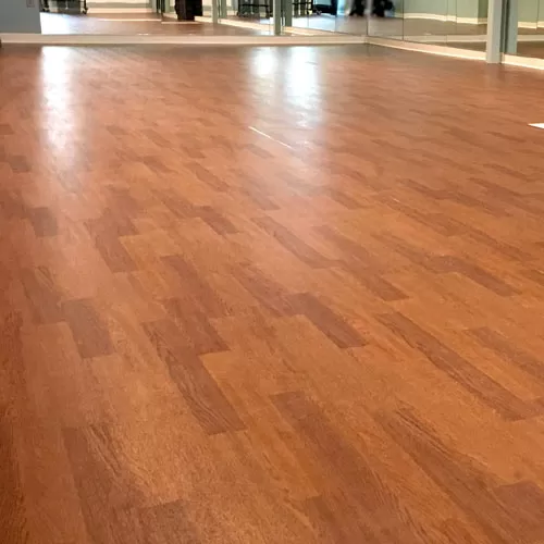 yoga flooring in studio