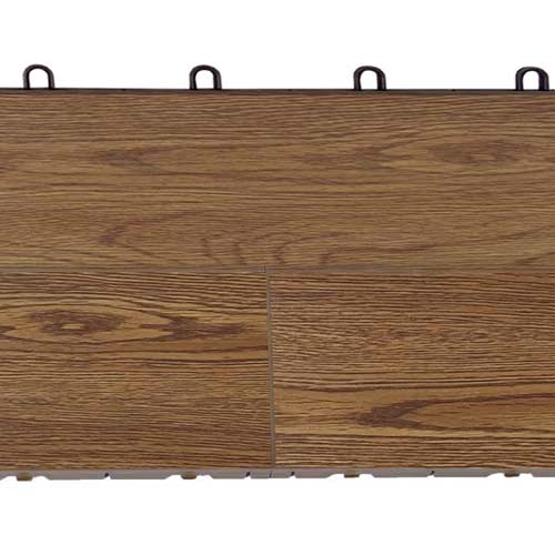 Modular Wood Grain PVC Flooring Tiles