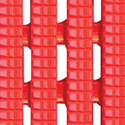 Firmagrip Matting 3 ft x 33 ft Roll Red Swatch