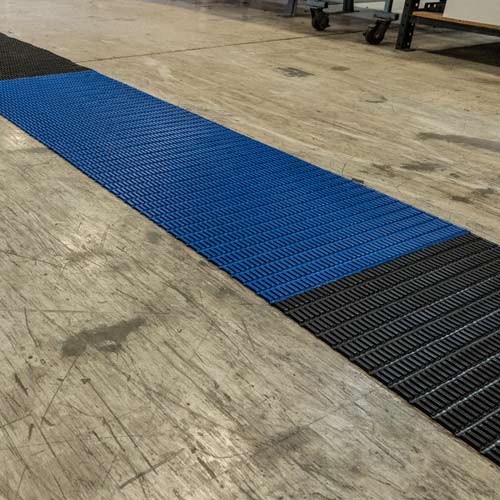 Workplace Floor Mat - Open Grid - No Slip/Anti-Fatigue/Drainage - PVC 