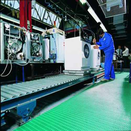 long flooring mats with holes in them
