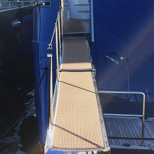 Floorline Boat Matting on Yacht