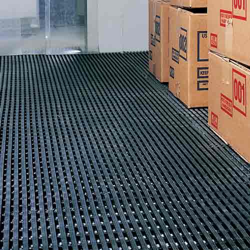 pvc warehouse flooring mats with holes in them