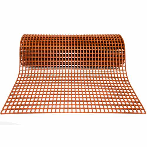 Greatmats Herongripa Matting Roll | Kitchen, Restaurant | Slip Resistant, Anti Fatigue Mat | 3x33 ft Roll | Pattern: Open Grid | Oil and Fat Resistant Vinyl