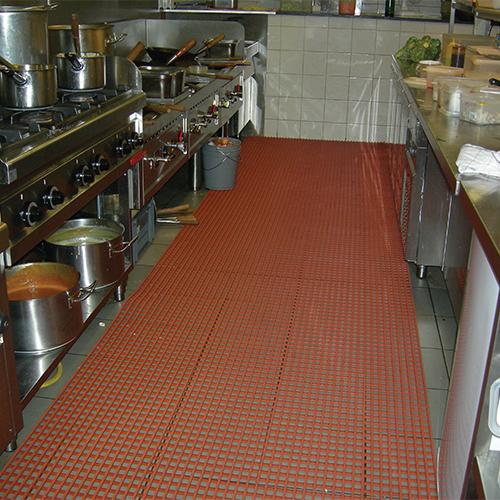 Sanitop Kitchen Mat  Perforated Rubber Kitchen Mat Runner