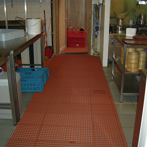 Sanitop Kitchen Mat  Perforated Rubber Kitchen Mat Runner