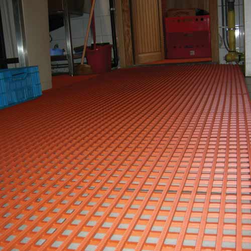 red kitchen mats