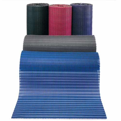 group of Heronrib Wet Area Safety Matting Rolls