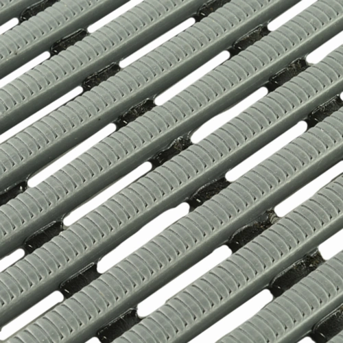 heronrib wet area matting in gray