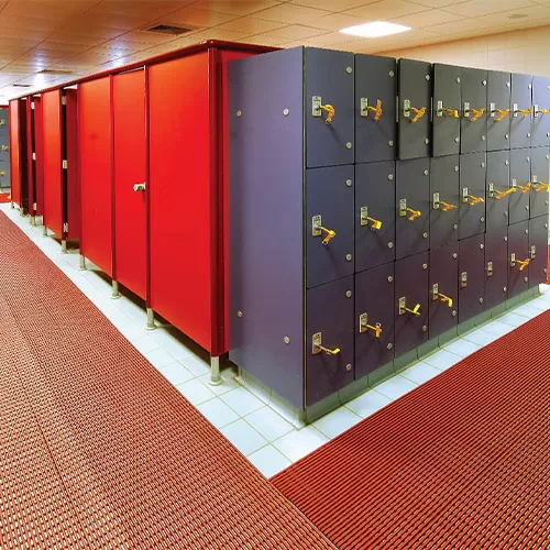 Slip Resistant Slate Locker Room Flooring