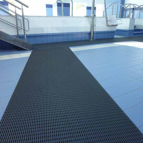 heronrib pvc matting for walkway