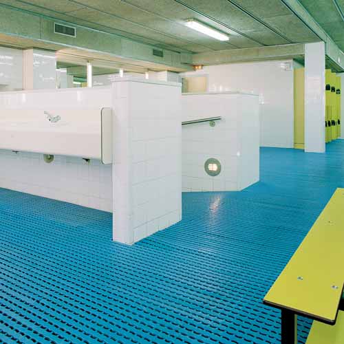 commercial locker room flooring