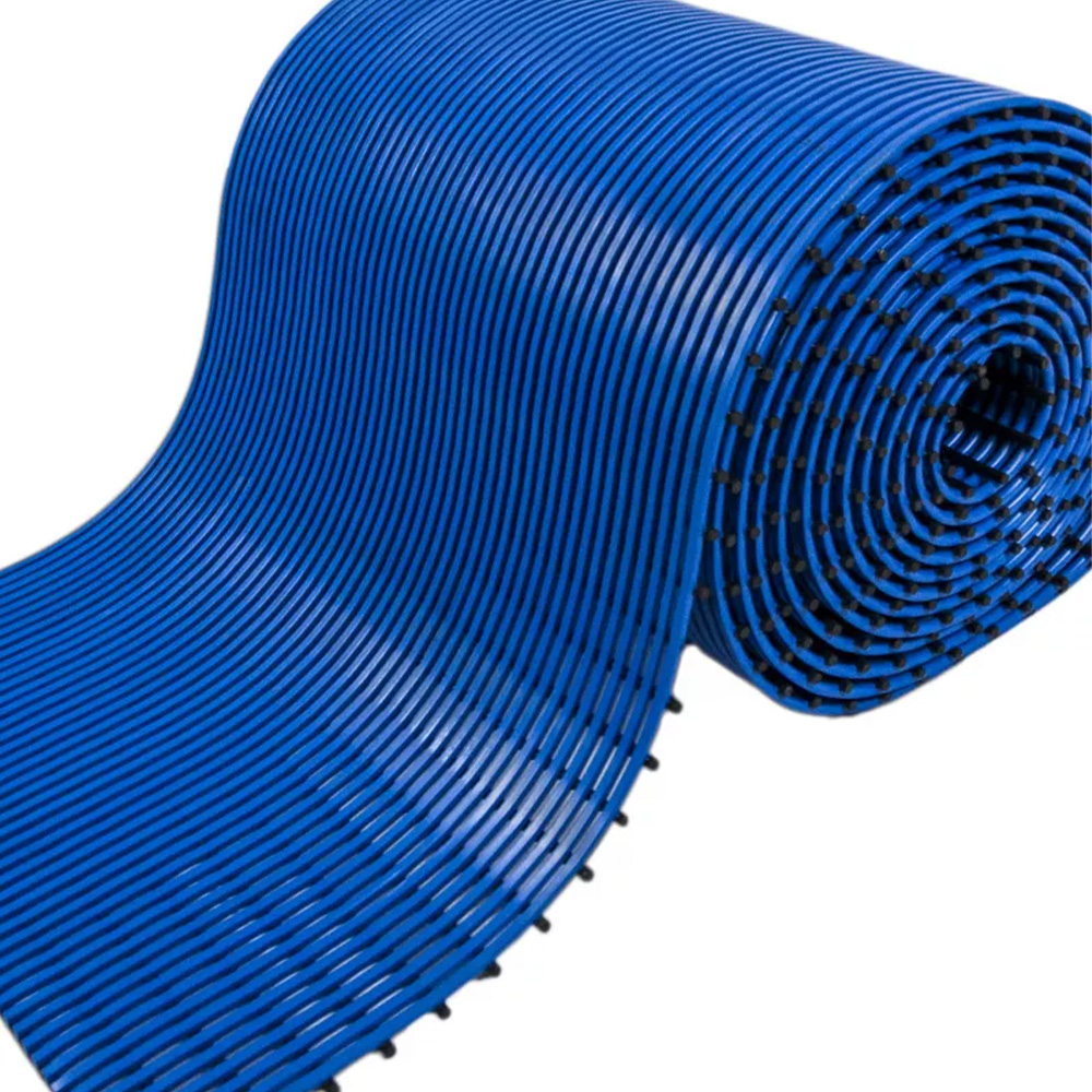 Full Roll of HVD Kennel Matting Roll 13.5 mm x 2x33 Ft. in Blue