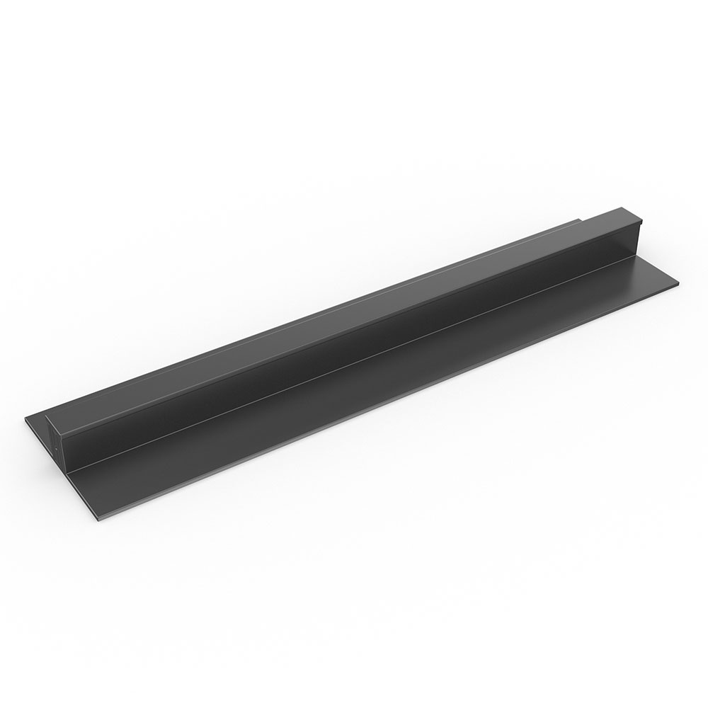 Dark grey Snap Track Joining Strip 9/16 Inch x 98 Inches