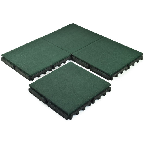 Greatmats Playground Tile Interlock 2.75 Inch Green