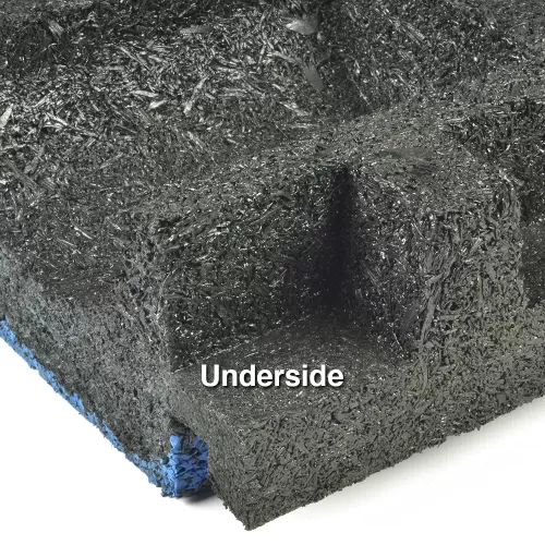 Playground Flooring Blue Sky 2ft x 2ft x 2.75in 90/10 EPDM support structure