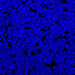 Blue Sky Playground Interlocking Tile 90/10 EPDM 3.25 Inch x 2x2 Ft. Black/Blue Swatch