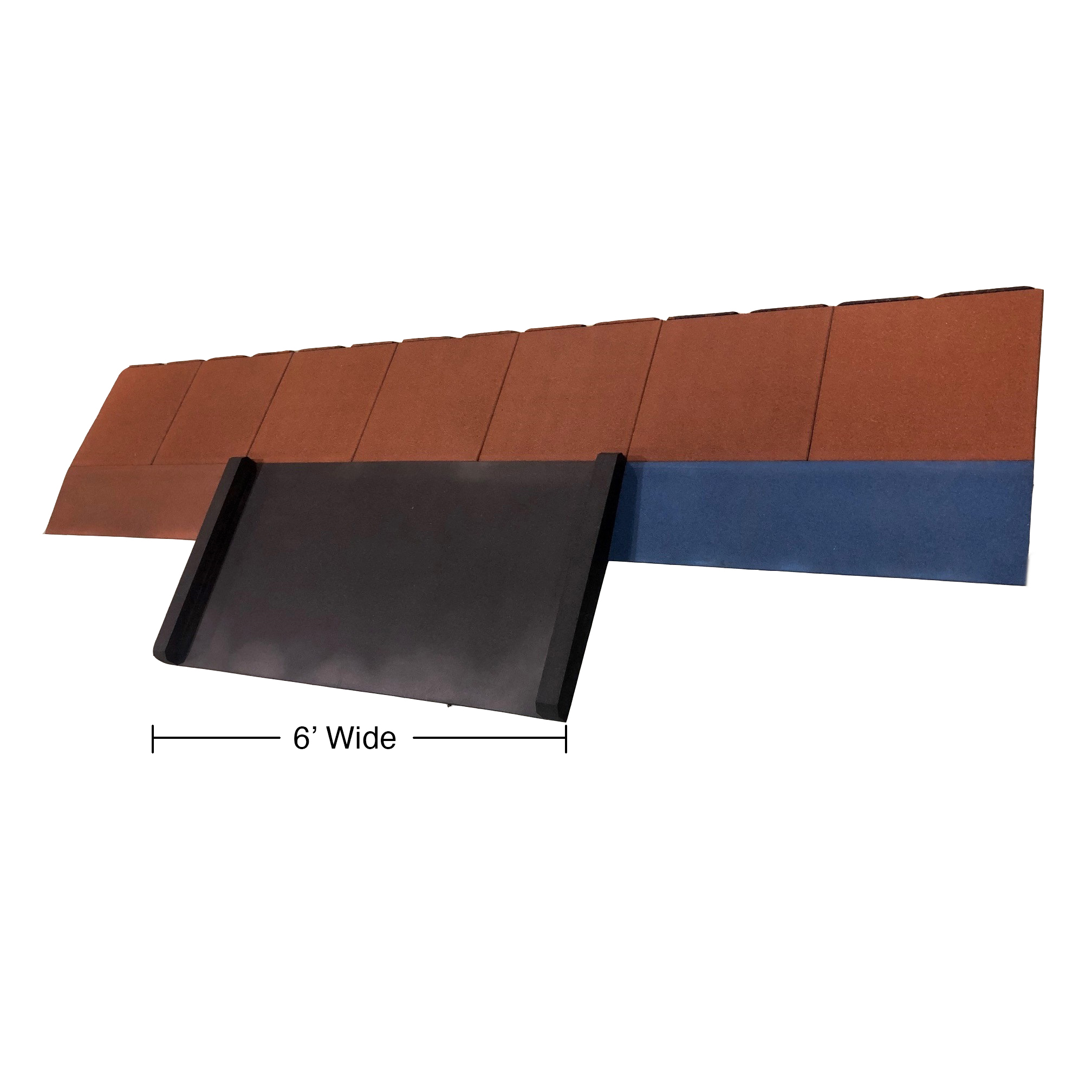 Blue Sky ADA Ramp Black 4.25 Inch x 6x5.7 Ft. ADA Compliant Ramp