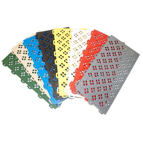 colorful deck tiles