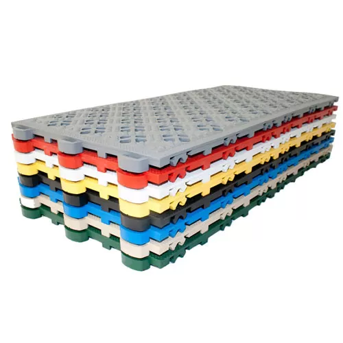 Ergo Matta Perforated Surface stack of colors.
