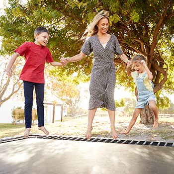 rubber base for outdoor trampoline