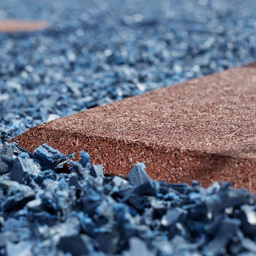 Slide Mat Playground Mat Redwood redwood closeup