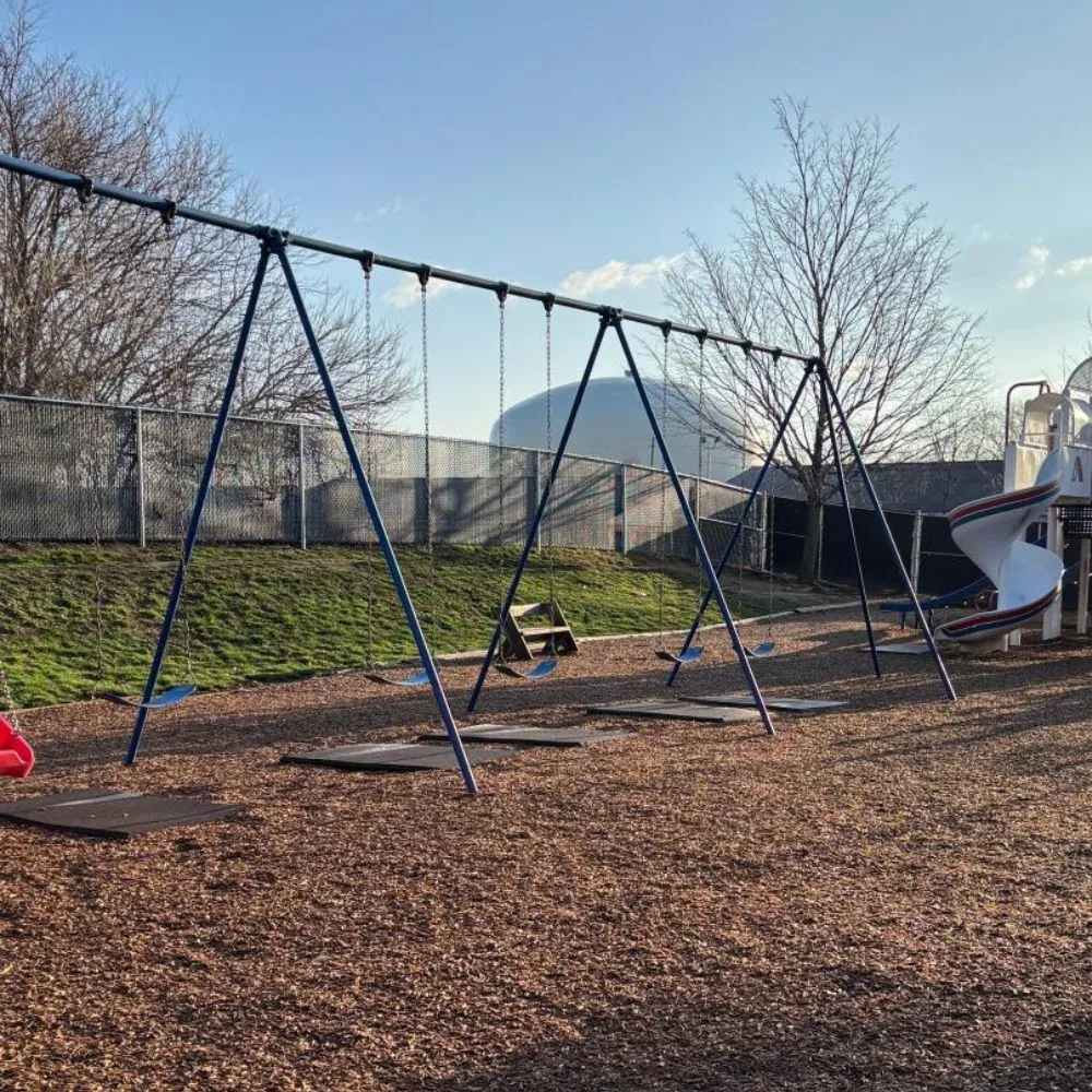 Playground Swing Set Mat Earth 32x54 x 2 Inch