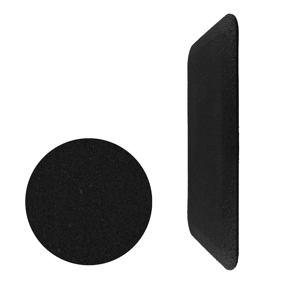 Rubber Swing Set Mat Playground Slide Mat Black close up