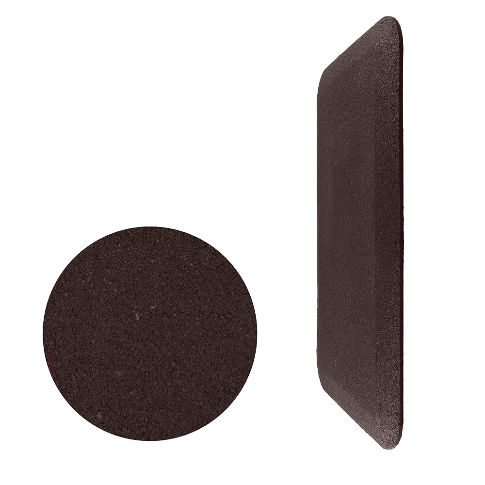 Swing Mat Playground Mat in brown color vertical edge and close up