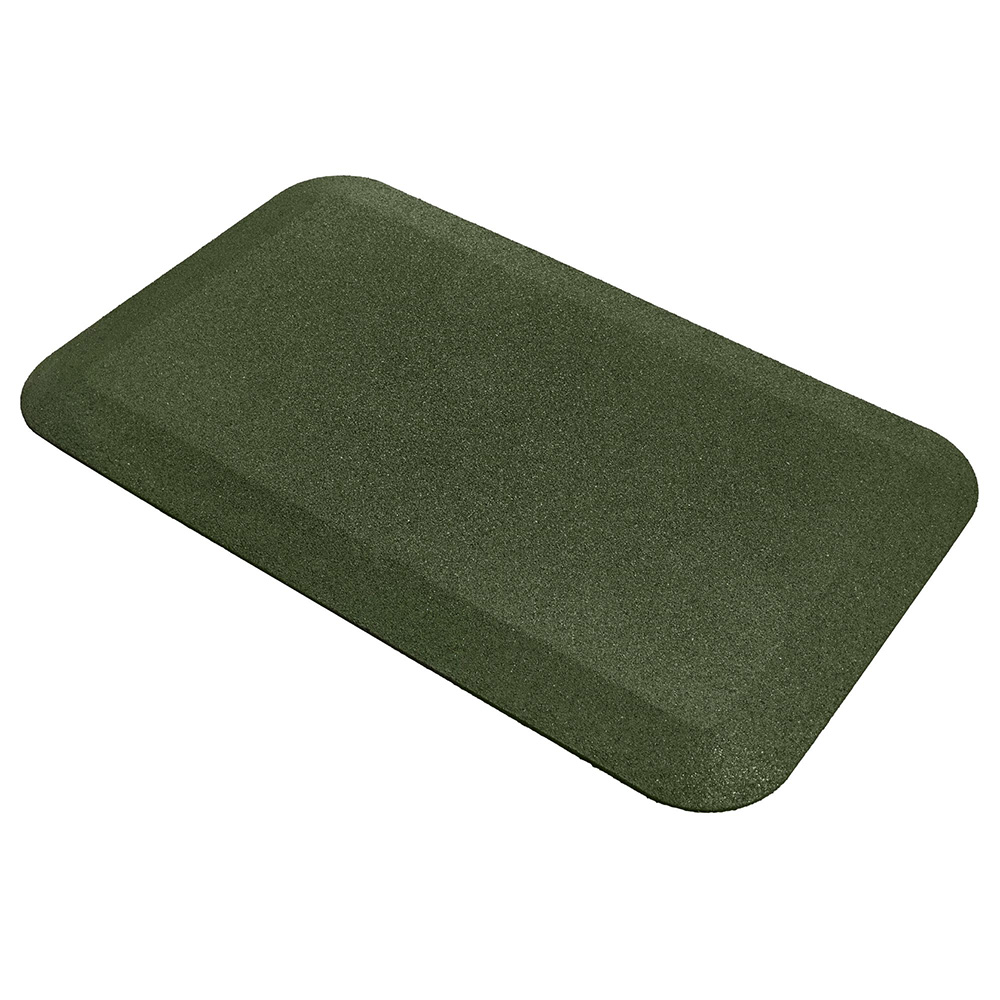 green color rubber playground mat on full mat