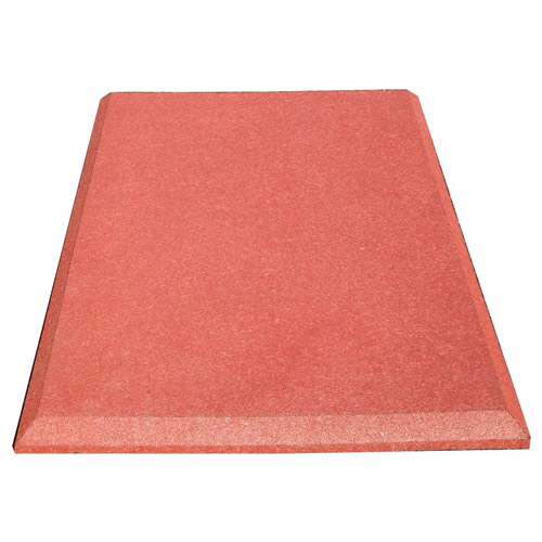 Blue Sky Rubber Swing Mats 3 x 5 Ft x 2 Inch playground mats showing single red tile.
