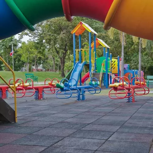 Max Playground Rubber Surface, Rubber Floor Tiles For Play Area