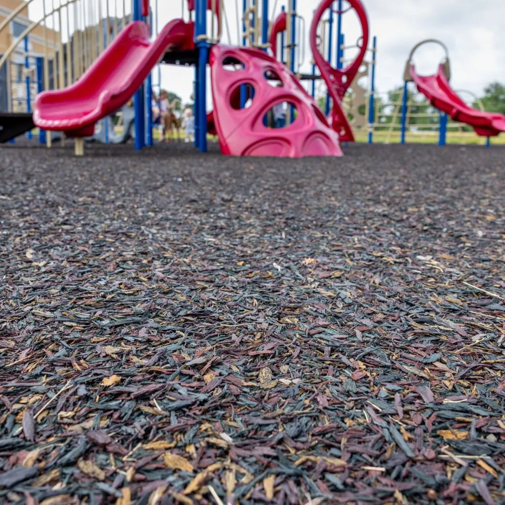 rubber mulch playground surfacing