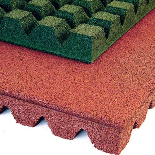 Bounce Back Outdoor Rubber Playground Flooring Tiles